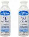 Kit 2 x Acqua Ossigenata Cremosa Professionale 10 Volumi per Tinta Made in Italy