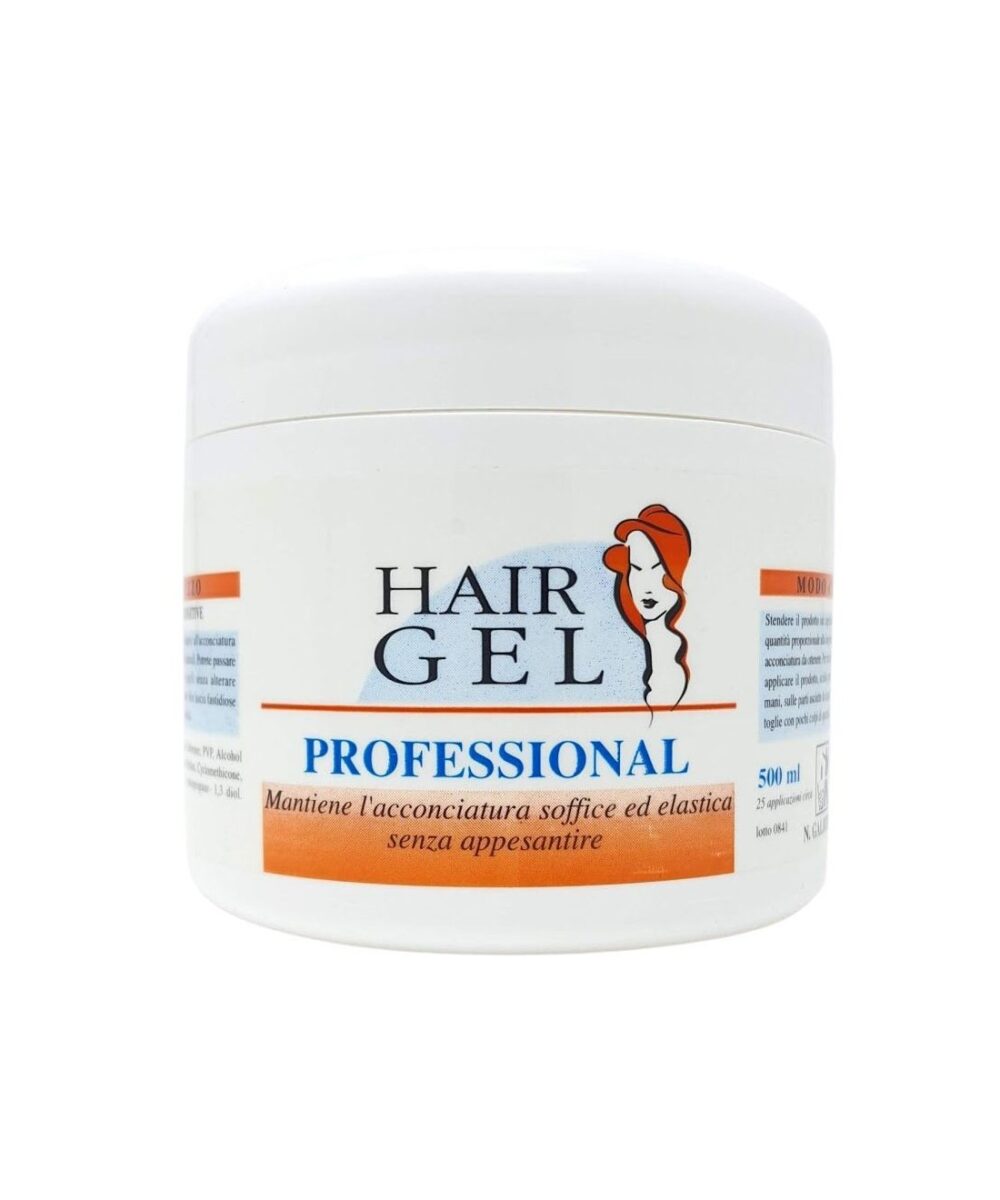 Gel per Capelli Uomo Professionale 500ml Extra Forte Fragranza Fresca e Sensuale