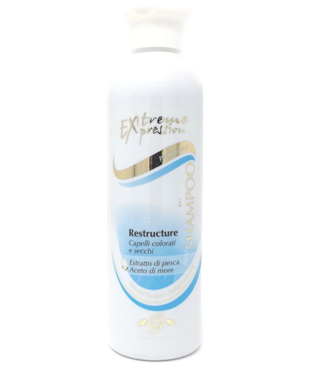 Shampoo Professionale Capelli Colorati e Secchi Extreme Expression Restructure 250ml Made In Italy
