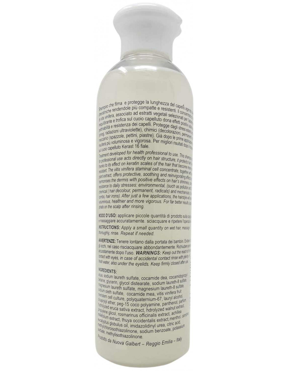 Shampoo per Capelli Anticaduta Con Staminali Vegetali KeraSt 250ml ItaliaCosmesi Shampoo per Capelli Anticaduta Con Staminali Vegetali KeraSt 250ml