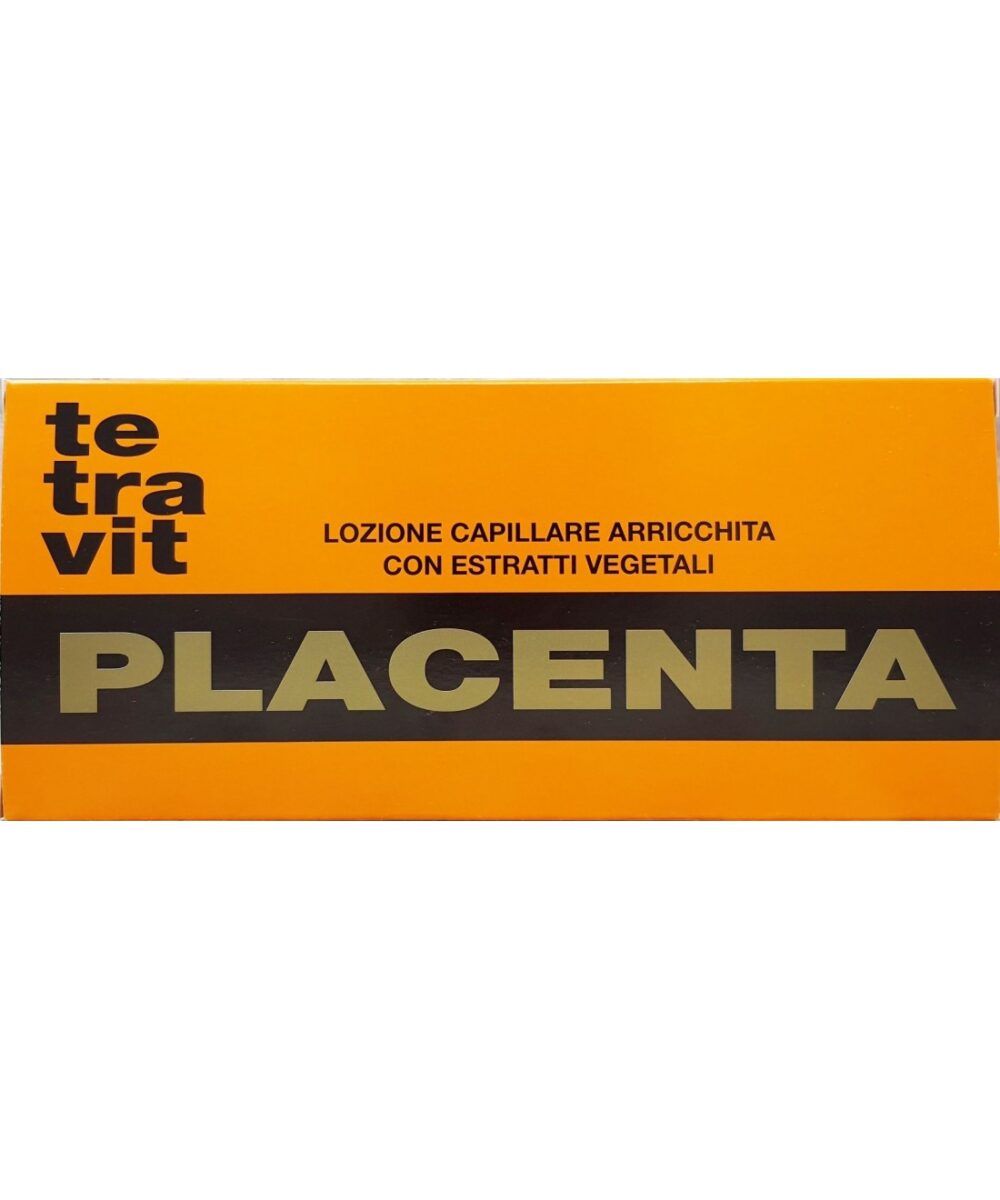 Fiale per Capelli Con Estratto Vegetale alla Placenta Professionale da 12 Fiale