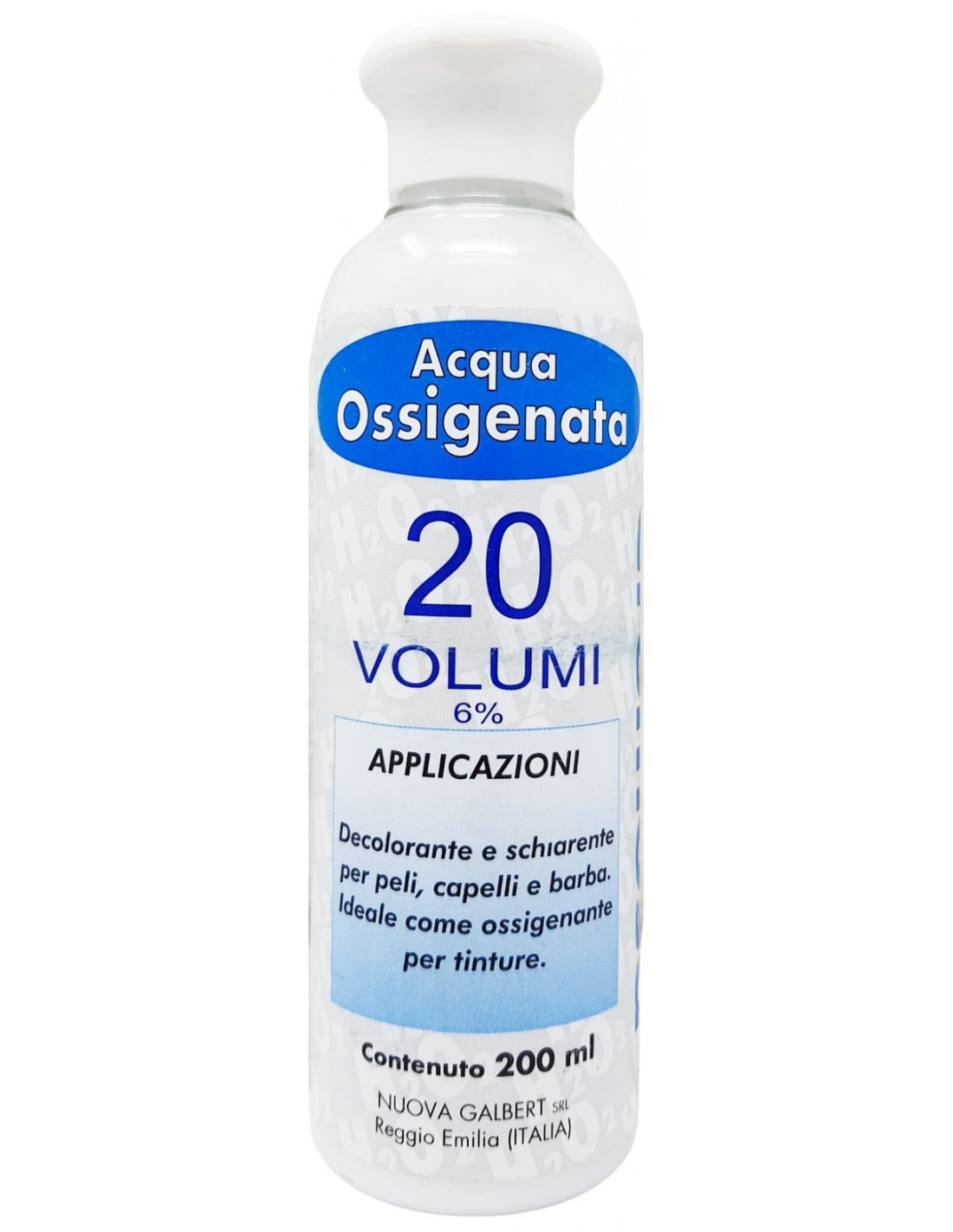 Acqua Ossigenata Cremosa 20 Volumi per Tinta 200ml