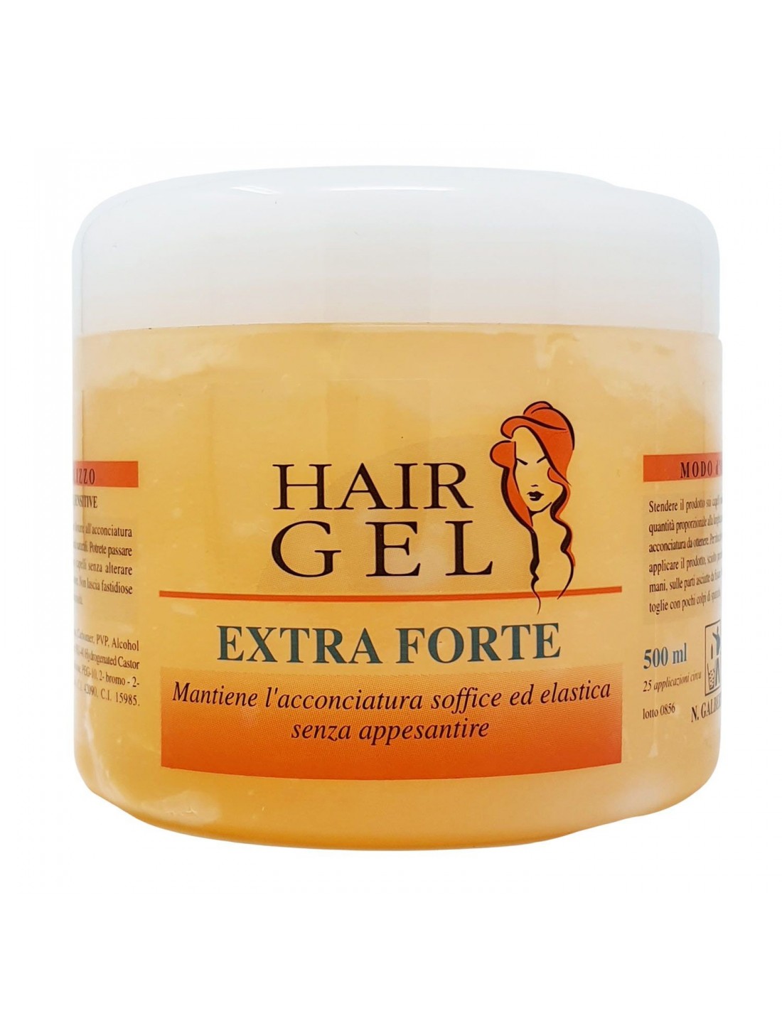 Gel Uomo Professionale 500ml Extra Forte Arancione