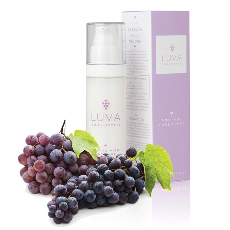 LUVA Crema Viso Collo Antirughe 50ml Naturale Acido Ialuronico Olio Jojoba Burro Karite Idratante Antiage 100% Made In Italy