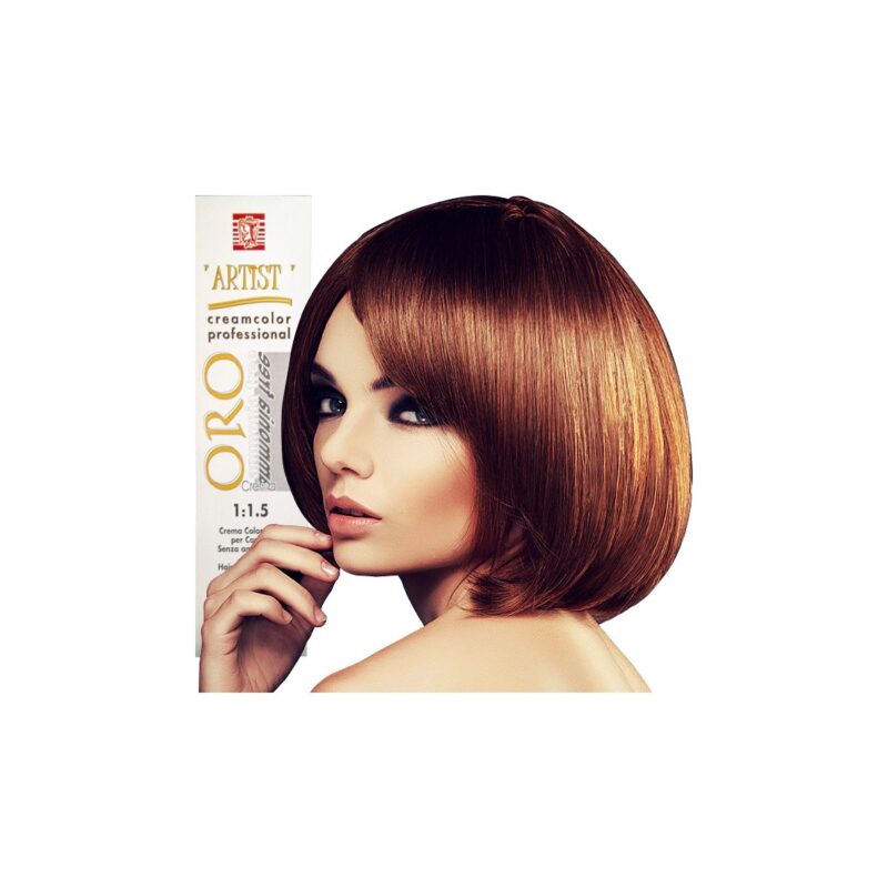 Tinta per Capelli Professionale Colore Tabacco Senza Ammoniaca 7/07
