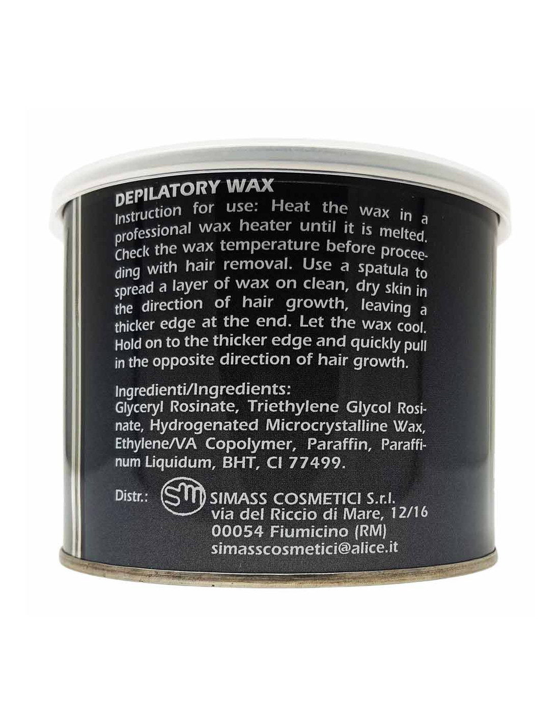 Cera Depilatoria Brasiliana Professionale Top Line Black 400Ml Made in Italy