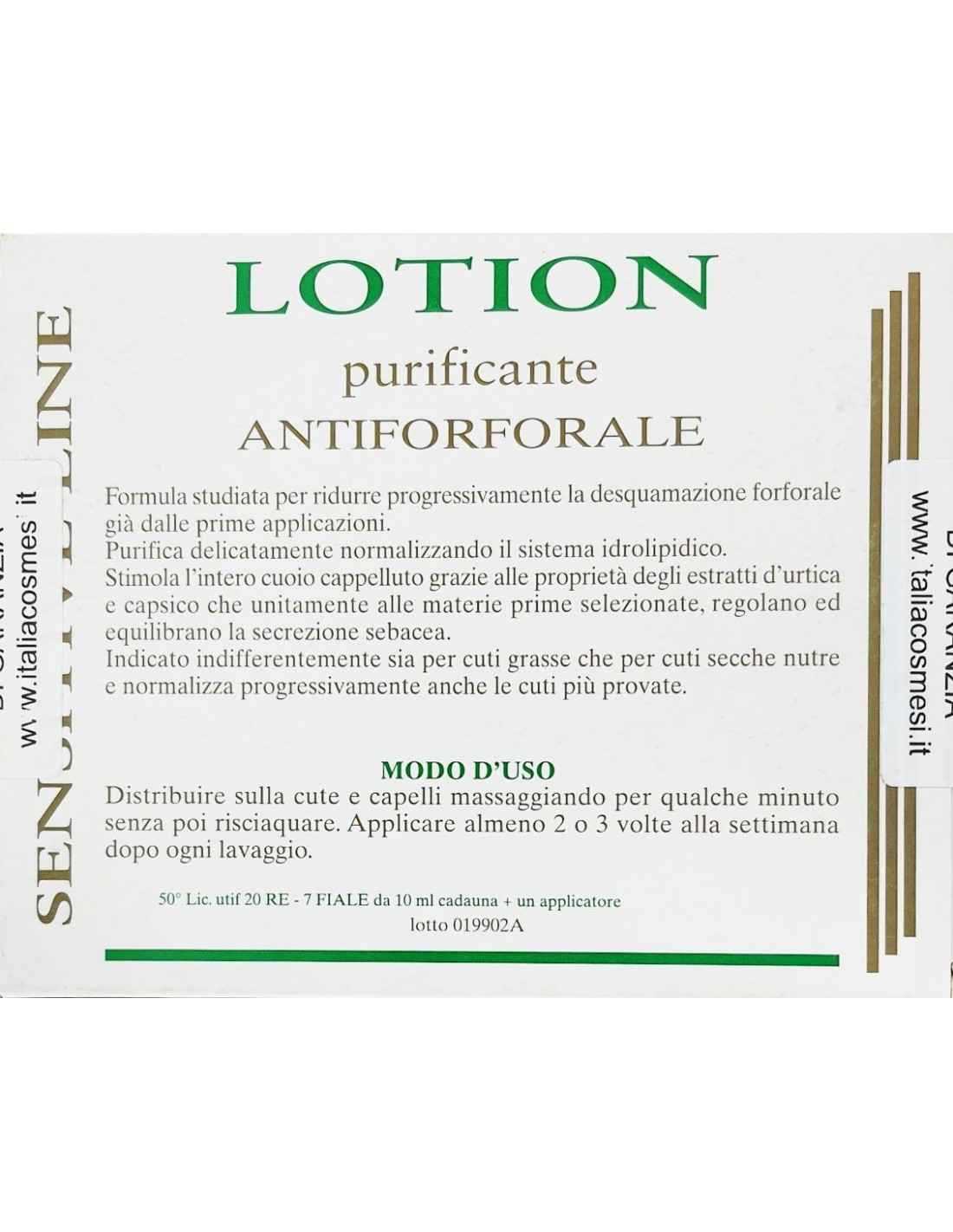 Lozione Antiforfora Intensivo Purificante Nutritivo Equilibrante