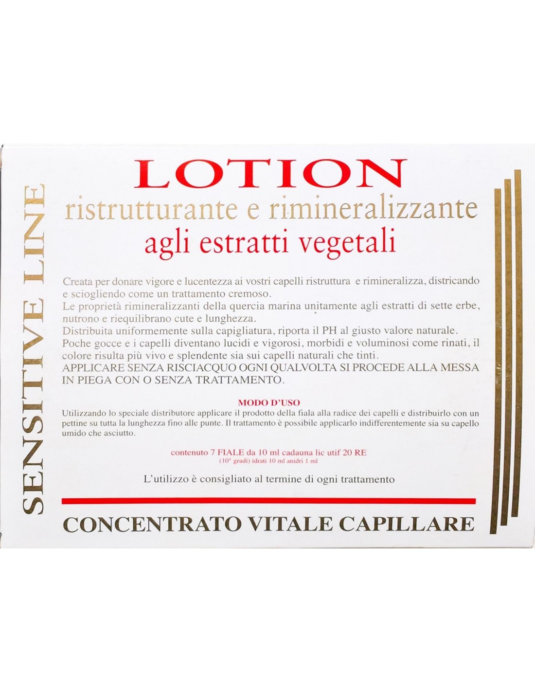 Lozione Ristrutturante e Rimineralizzante agli Estratti Vegetali