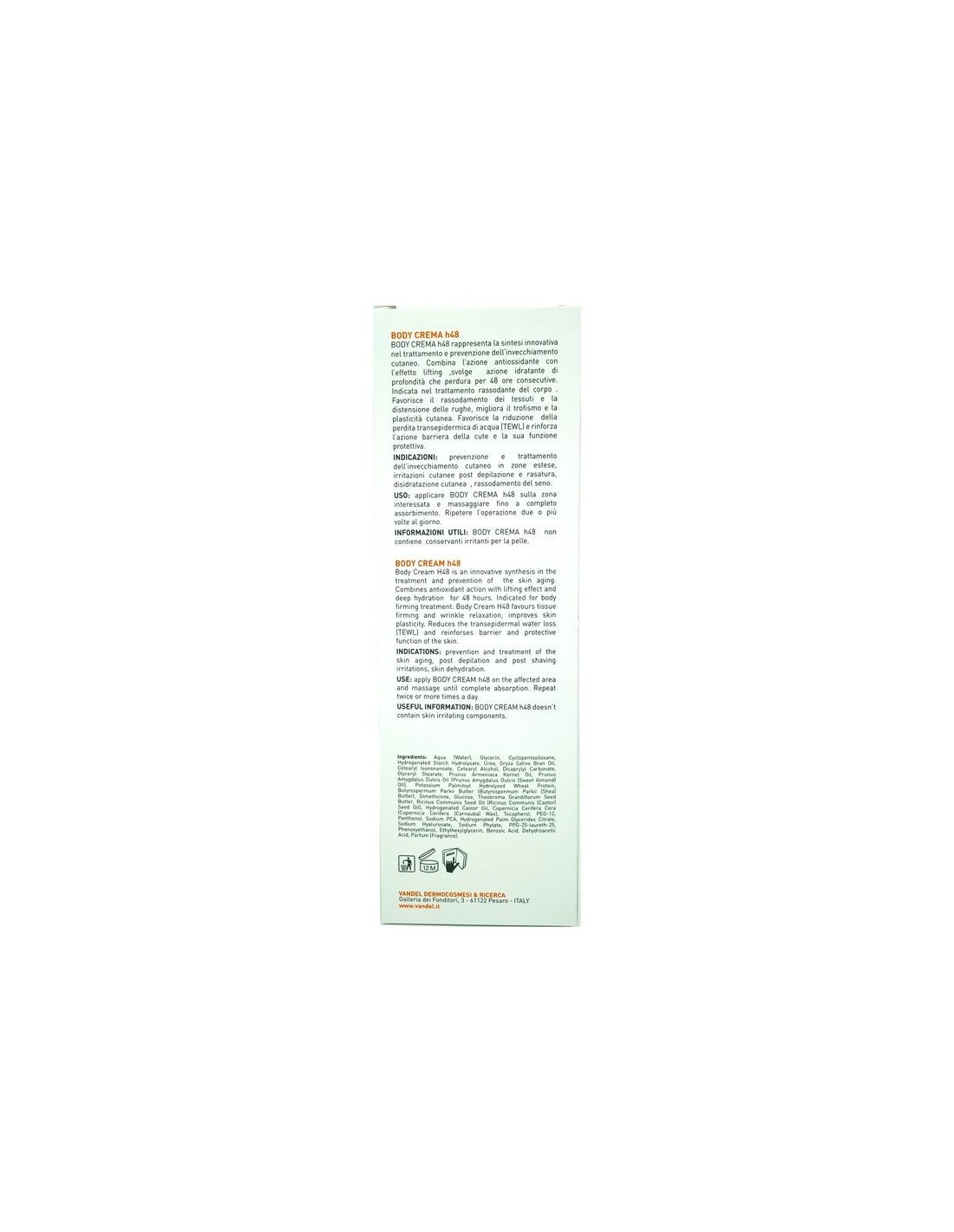 Vandel Body Crema H48 150 ml