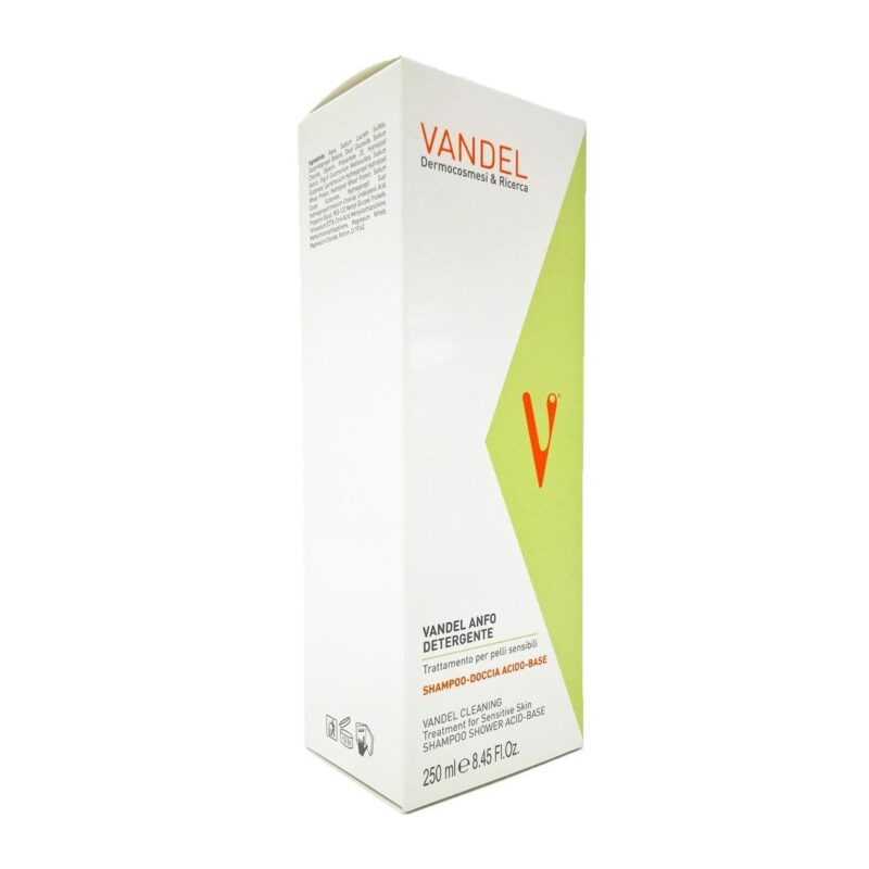 Vandel Anfo Detergente Trattamento Antisettico per Pelle e Capelli Con Acido Undecilenico 250ml Made in Italy
